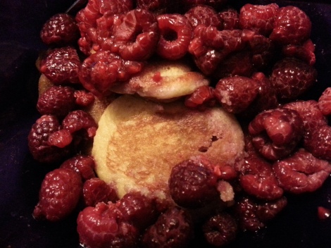 Pancakes and Raspberries